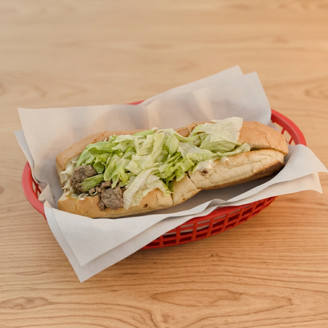LG Steak & Cheese Sub.