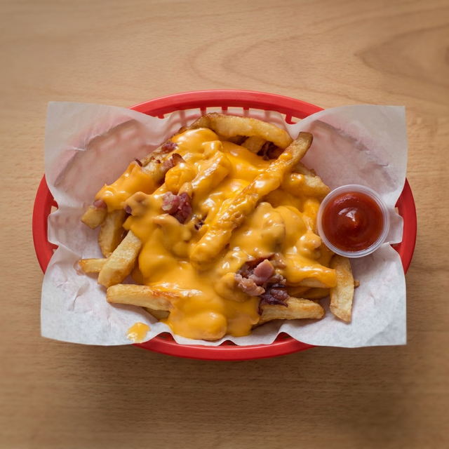 Bacon Cheddar Fries.